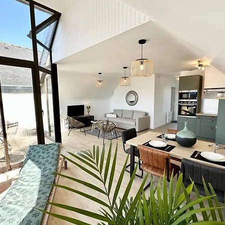 T2 Neuf Top Cocooning Terrasse - Face A La Mer Ploemeur Exterior photo