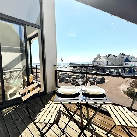 T2 Neuf Top Cocooning Terrasse - Face A La Mer Ploemeur Exterior photo