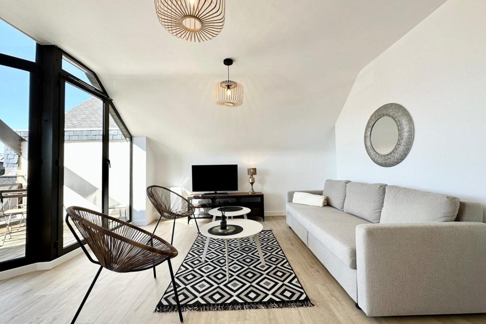 Apartment T2 Neuf Cocooning Terrasse - Face A La